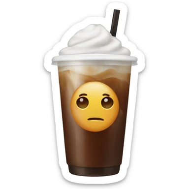 Iced Americano Coffee sticker