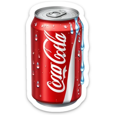 Coke can sticker