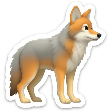 Coyote sticker