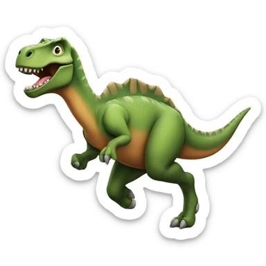 Dinosaur runing  sticker