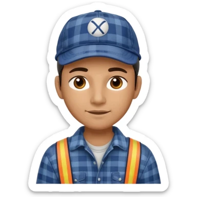 truck driver waist high quality sticker