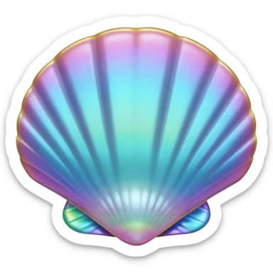 pearl shell sticker