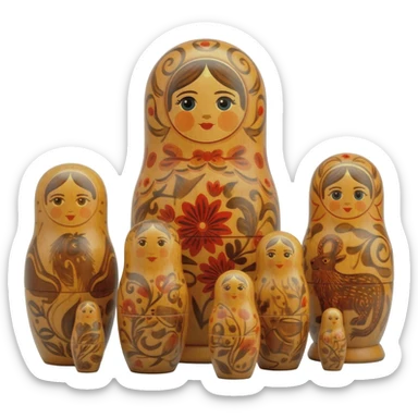 Nesting Doll sticker