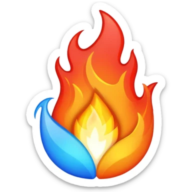 ❤️‍🔥💙 sticker