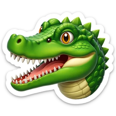 Crocodile sticker