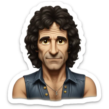 Bon scott sticker