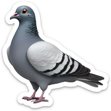 Pigeon really happy sticker