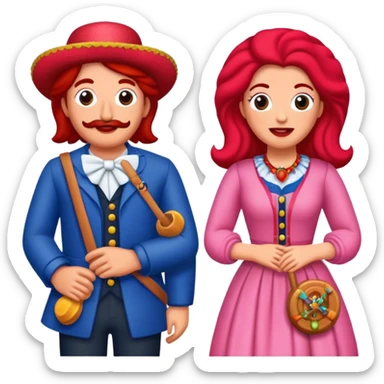 Rosie and Jim sticker