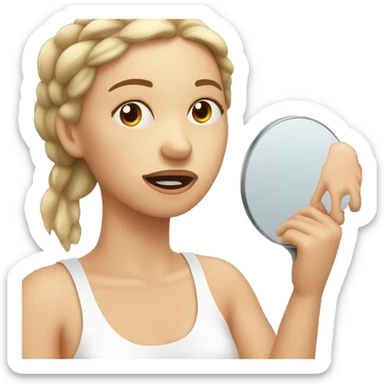 “Is that hyperpigmentation?” Meme sticker