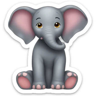 Elephant star mae dokFabys little helper sticker