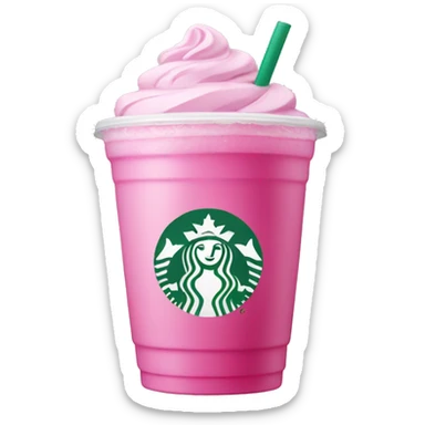 Pink drink from Starbucks  sticker