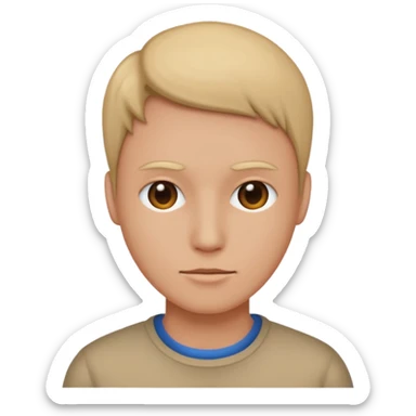 whitout face  sticker