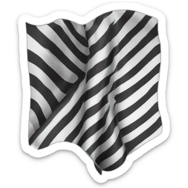 american football referee flag sticker