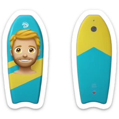bodyboard sticker
