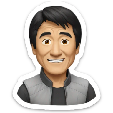 Jackie Chan stunt sticker