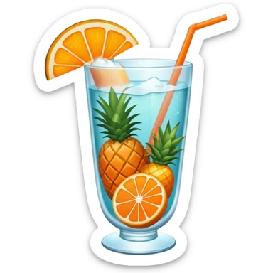 Emoji de una cóctel de frutas sticker