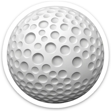 Golf Ball sticker