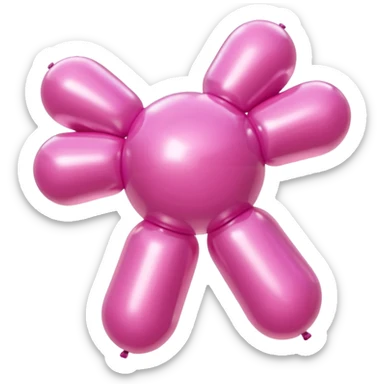  paris SPAM meat jeff koons style inflatable balloon sculpture art  sticker