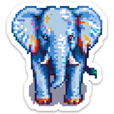 elephant sticker