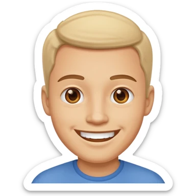 happy man yeah sticker