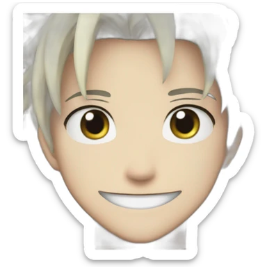 Asta from black clover sticker