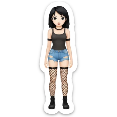 alt-girl в полный рост sticker