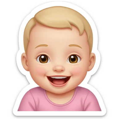 Bébé qui rigole sticker