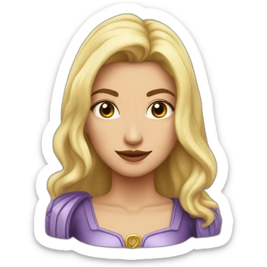 mujer parecida a scarleth johanson sticker