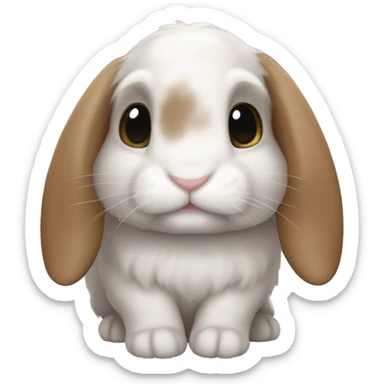 Lop bunny sticker