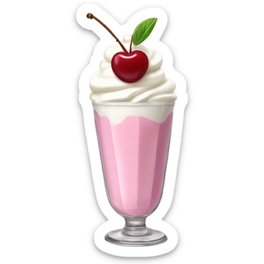 Pink Milkshake sticker