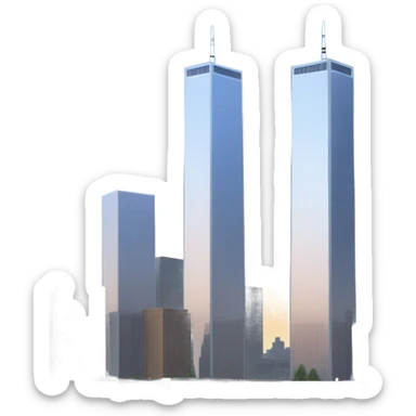 The World Trade Center Towers sticker