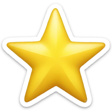 yellow star emoji sticker