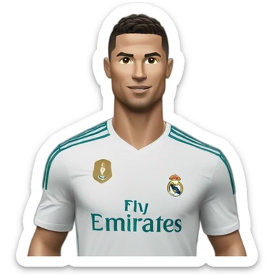 Ronaldo Real Madrid sticker
