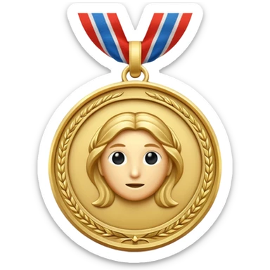 médaille du courage Cerballaince sticker