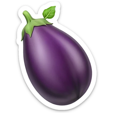 Eggplant with veins sticker