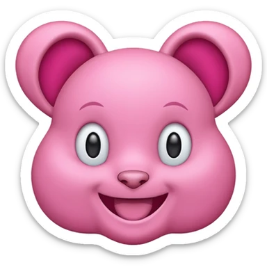 Pink labubu emojis  sticker