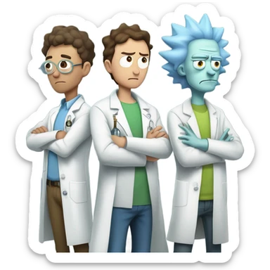 Rick and morty  sticker