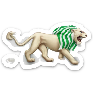 Iran lion flag sticker