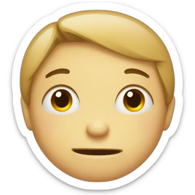 half of the face is cheerful half of the face is sad sticker