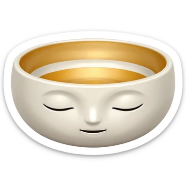 meditation bowl sticker