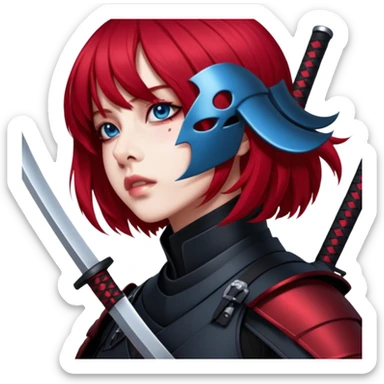 Shadow Samurai sticker