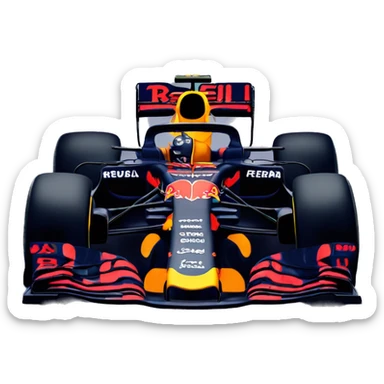 Max verstappen’s Redbull F1 car  sticker