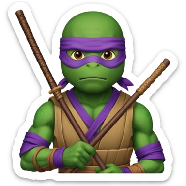 Ninja turtle Donatello sticker