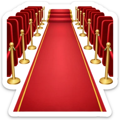 red carpet sticker