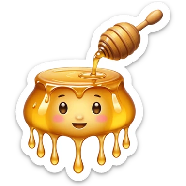 a honey dmoji sticker