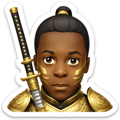 Golden Samurai sticker