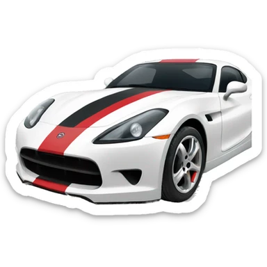 sports car painted with yemen flag sticker