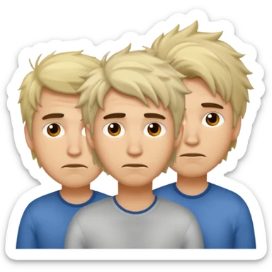 3 sleepless guys sticker