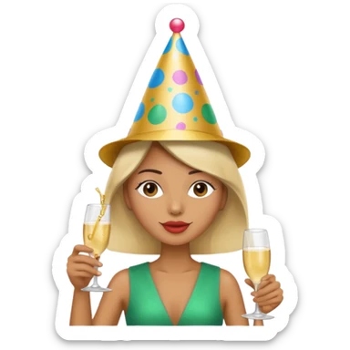 party, alarm clock, sunset MORE SUNSET sticker