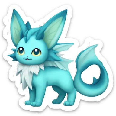 Vaporeon-Glaceon full body sticker